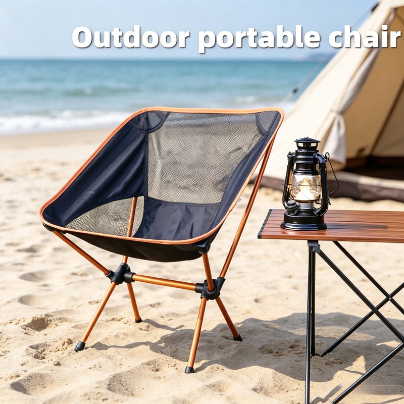 Outdoor Sport Chairs - Ultra-light Aluminum Alloy Moon Chair Camping