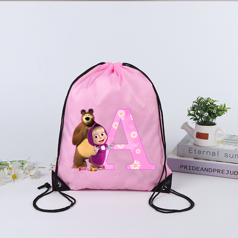 Outdoor Sport Backpack - Mashas and The Bear Girl Drawstring