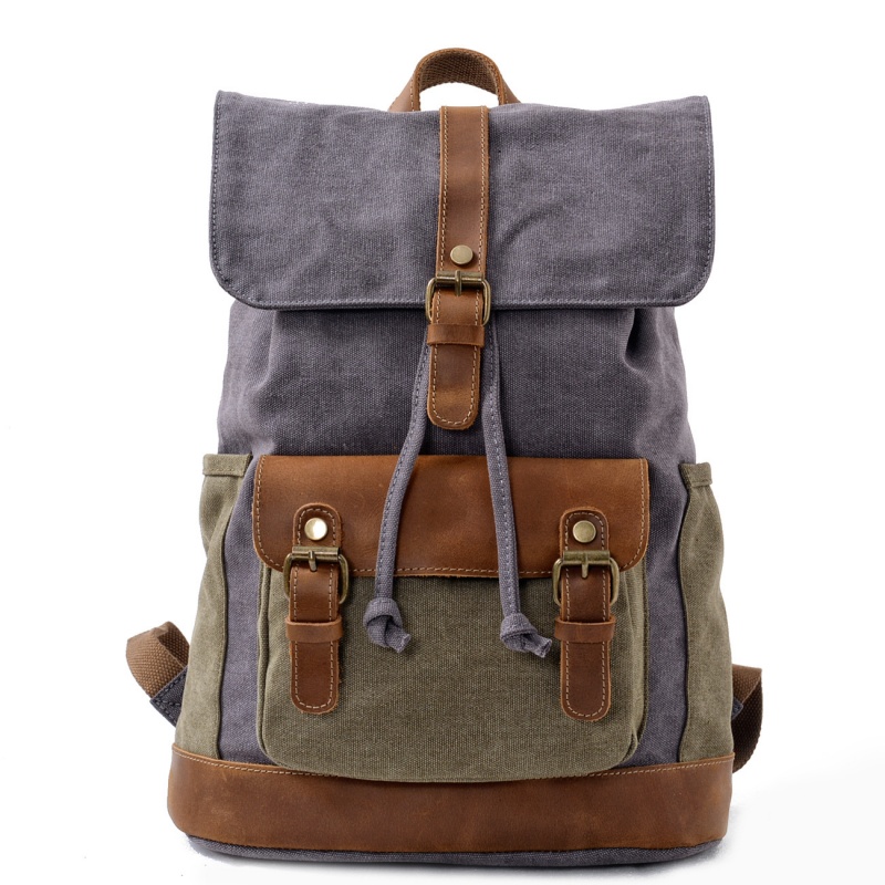 Outdoor Sport Backpack - Retro Men's Backpacks Large Capacity Canvas