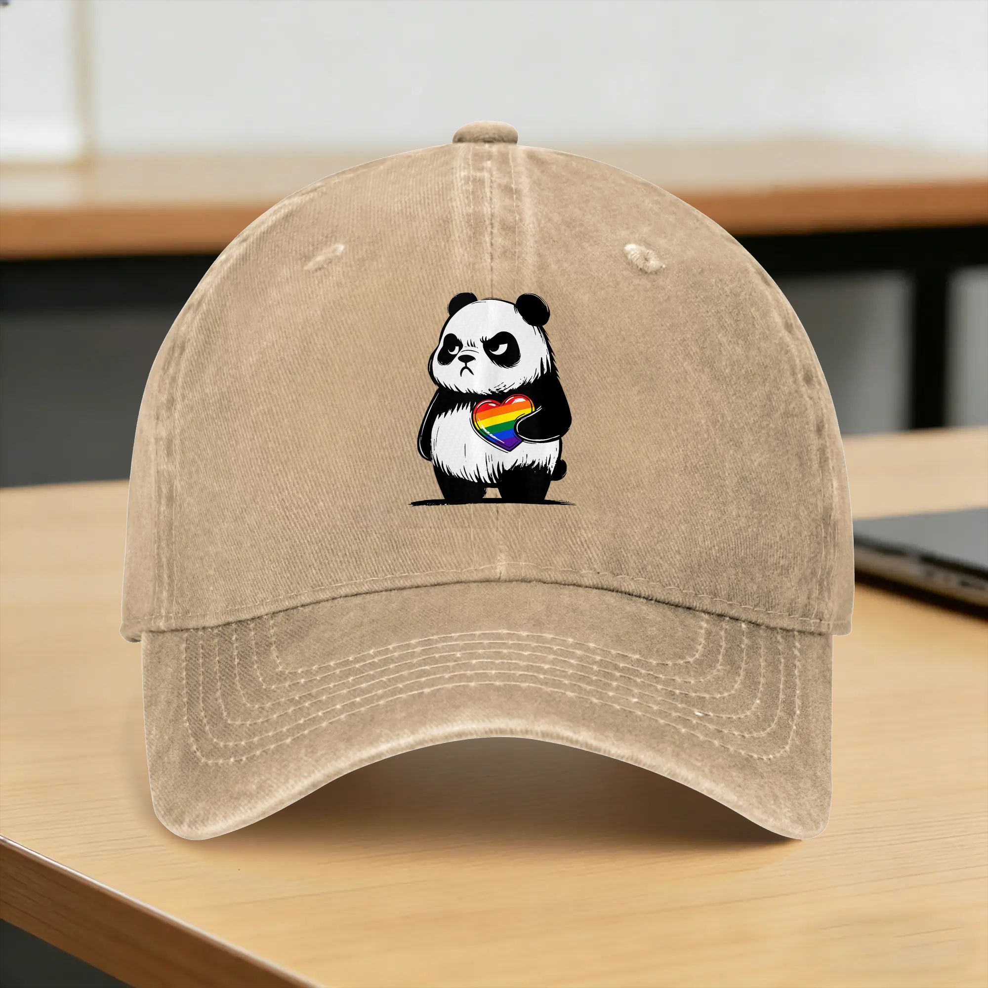 Angry Panda LGBTQ Pride Month  - đánh giá và giá Outdoor Sport Hat Classic