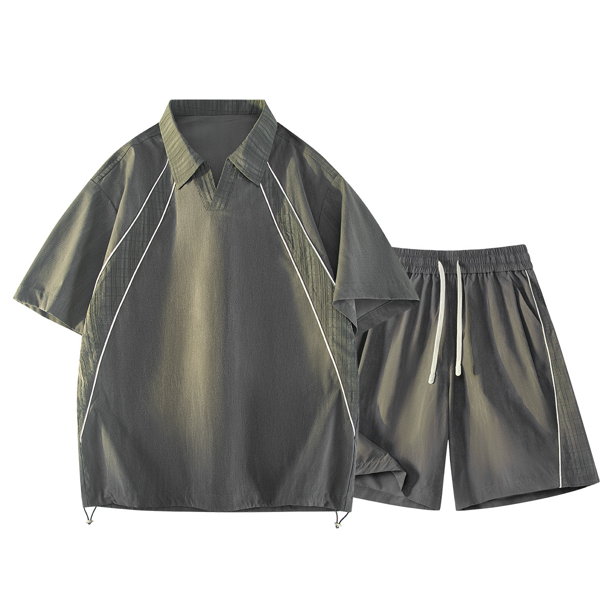 Summer Men's Sports Polo Suit  - đánh giá và giá Outdoor Sports Leisure