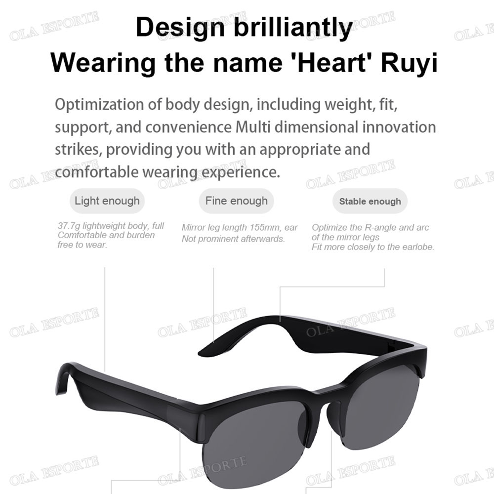 Smart Bluetooth V5.3 Sunglasse - đánh giá và giá Outdoor Sport Camera