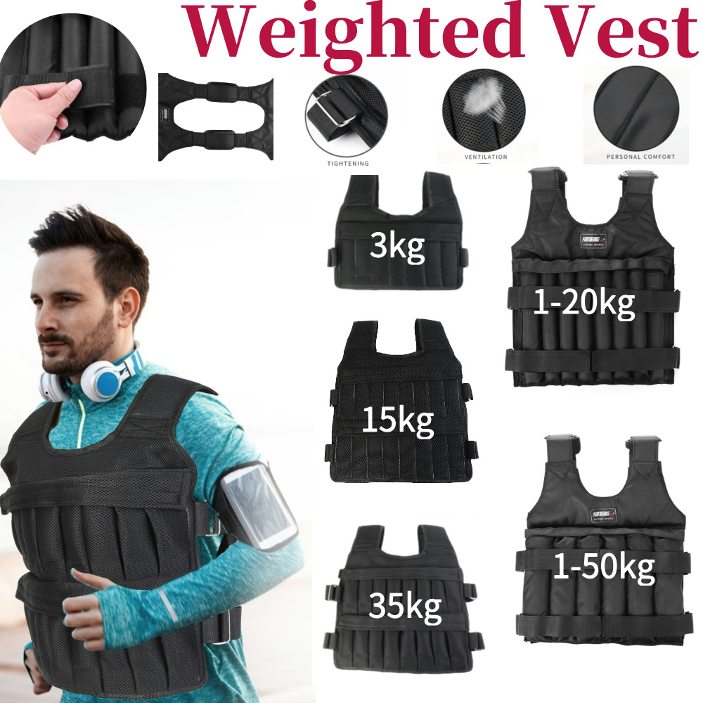 3/15/35kg Workout Weight Jacke - đánh giá và giá Outdoor Sport Jacket