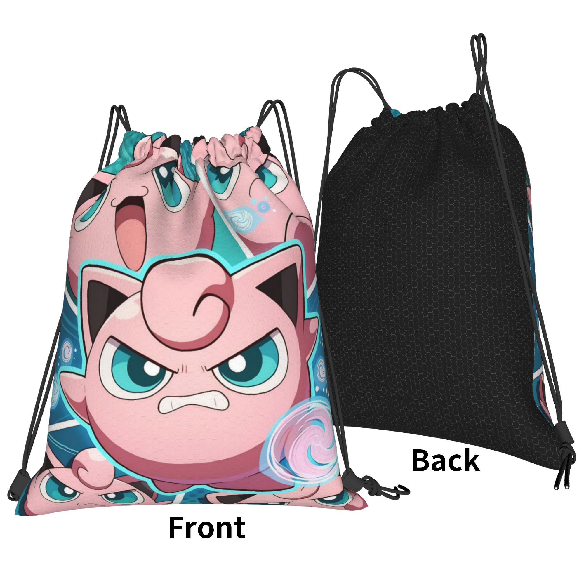 Jigglypuffs Pink Kawaii Drawst - đánh giá và giá Outdoor Sport Backpack