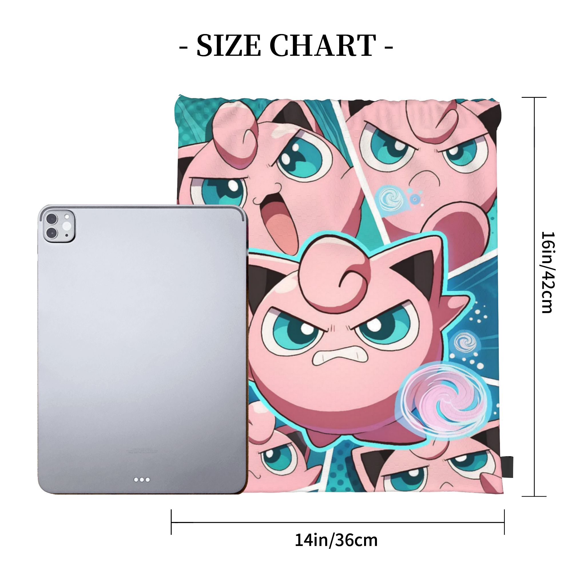 Jigglypuffs Pink Kawaii Drawst - đánh giá và giá Outdoor Sport Backpack