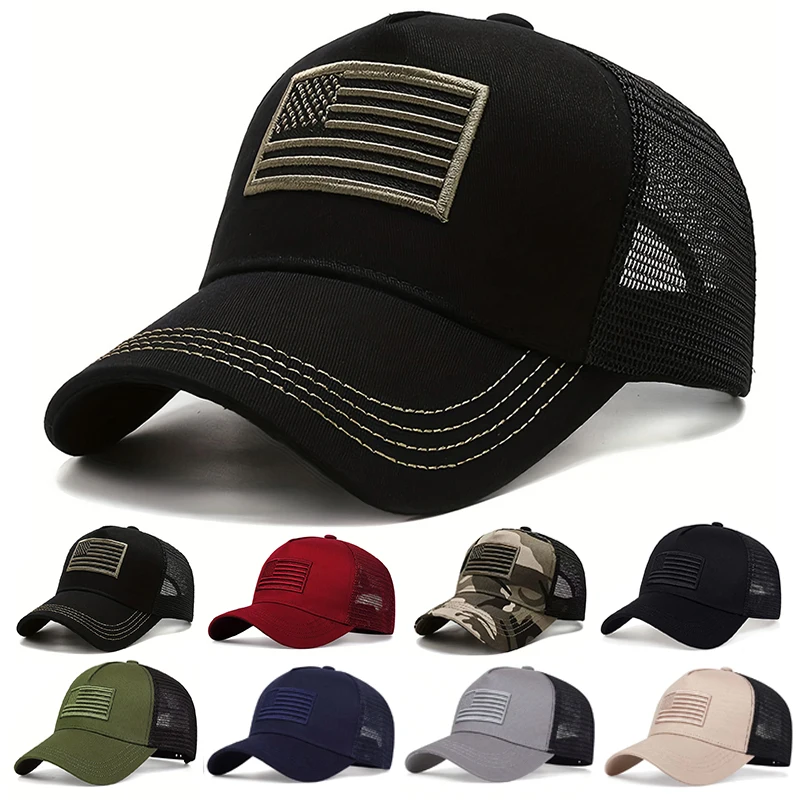 USA Flag Mesh Baseball Cap Sum - đánh giá và giá Outdoor Sport Usa