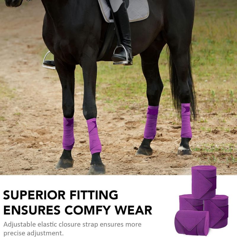 Horse Polo Leg Wraps Soft Flee - đánh giá và giá Polo Wraps Fleece
