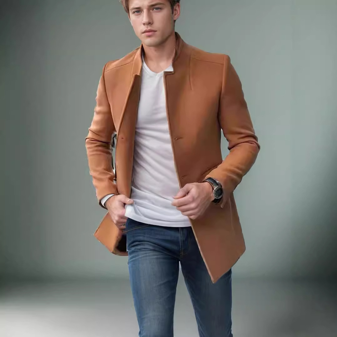 Wool Blend Blue Coat Mans Fish - đánh giá và giá Outdoor Sport Hobbies