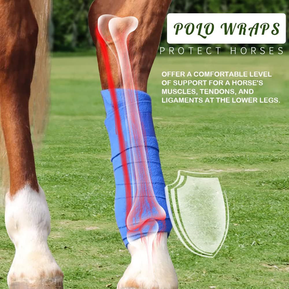4 Pack Horse Polo Wraps Upgrad - đánh giá và giá Polo Wraps Fleece